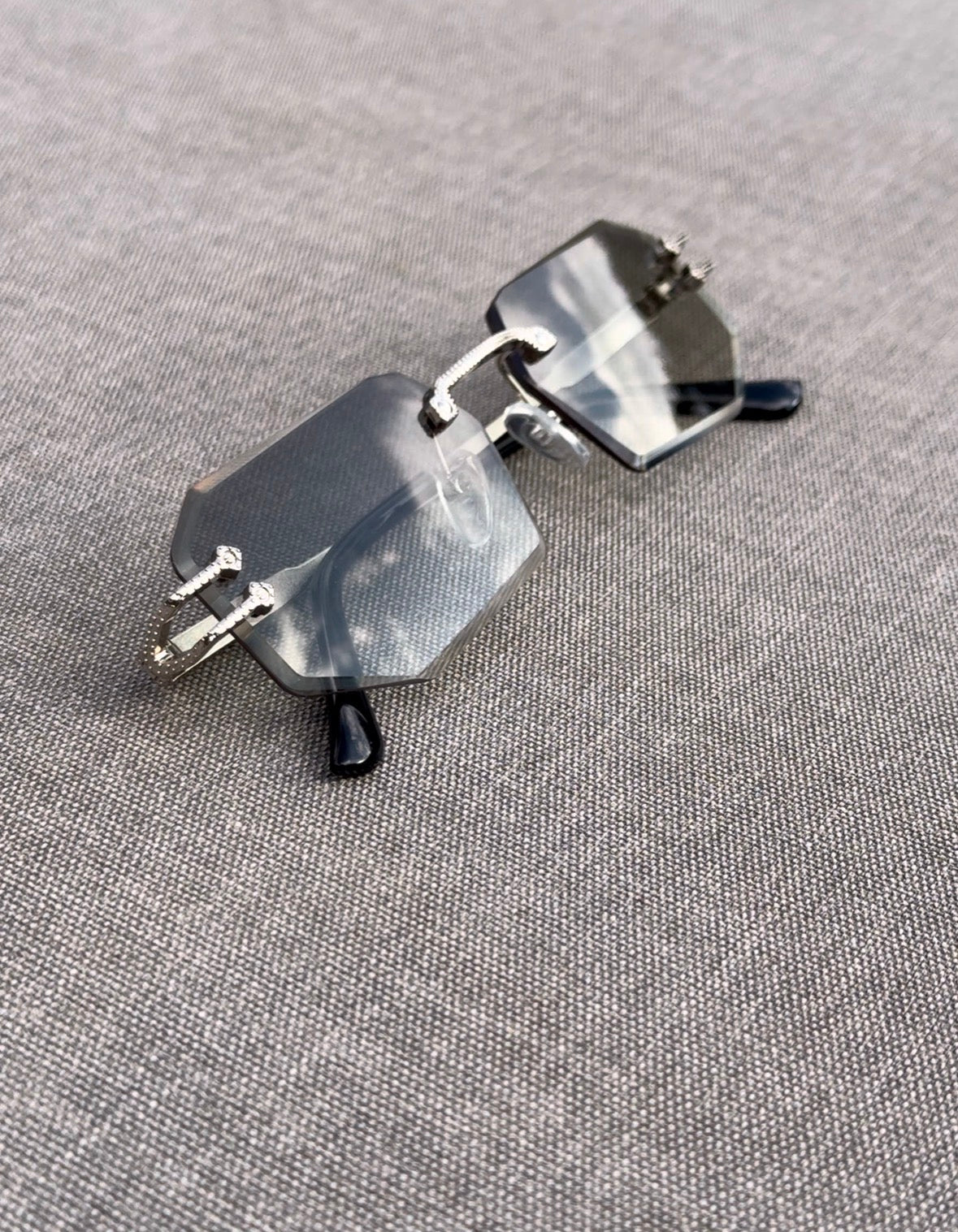 Víbora de Cristal-Tres piezas-reflejo verde