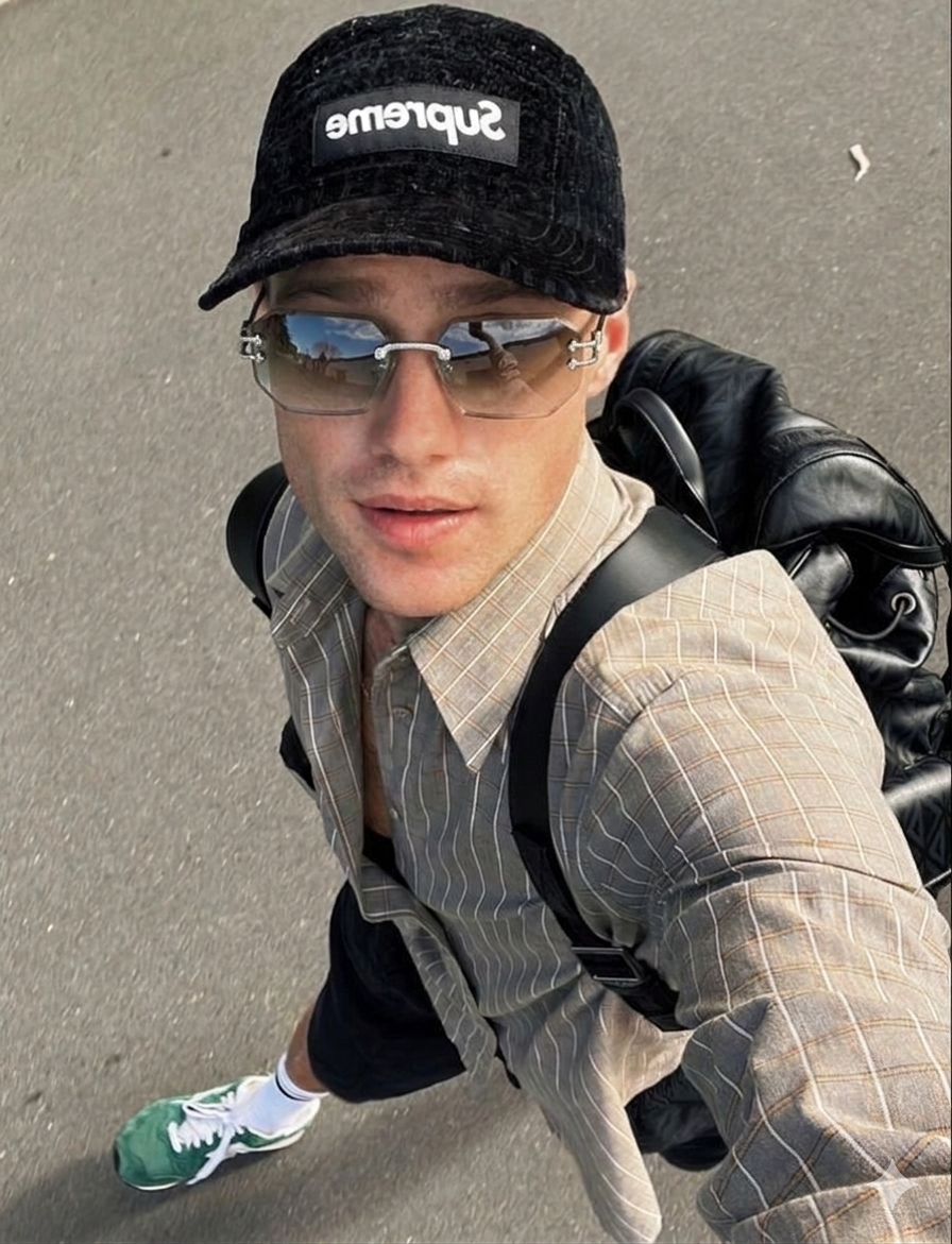 Víbora de Cristal-Tres piezas-reflejo verde