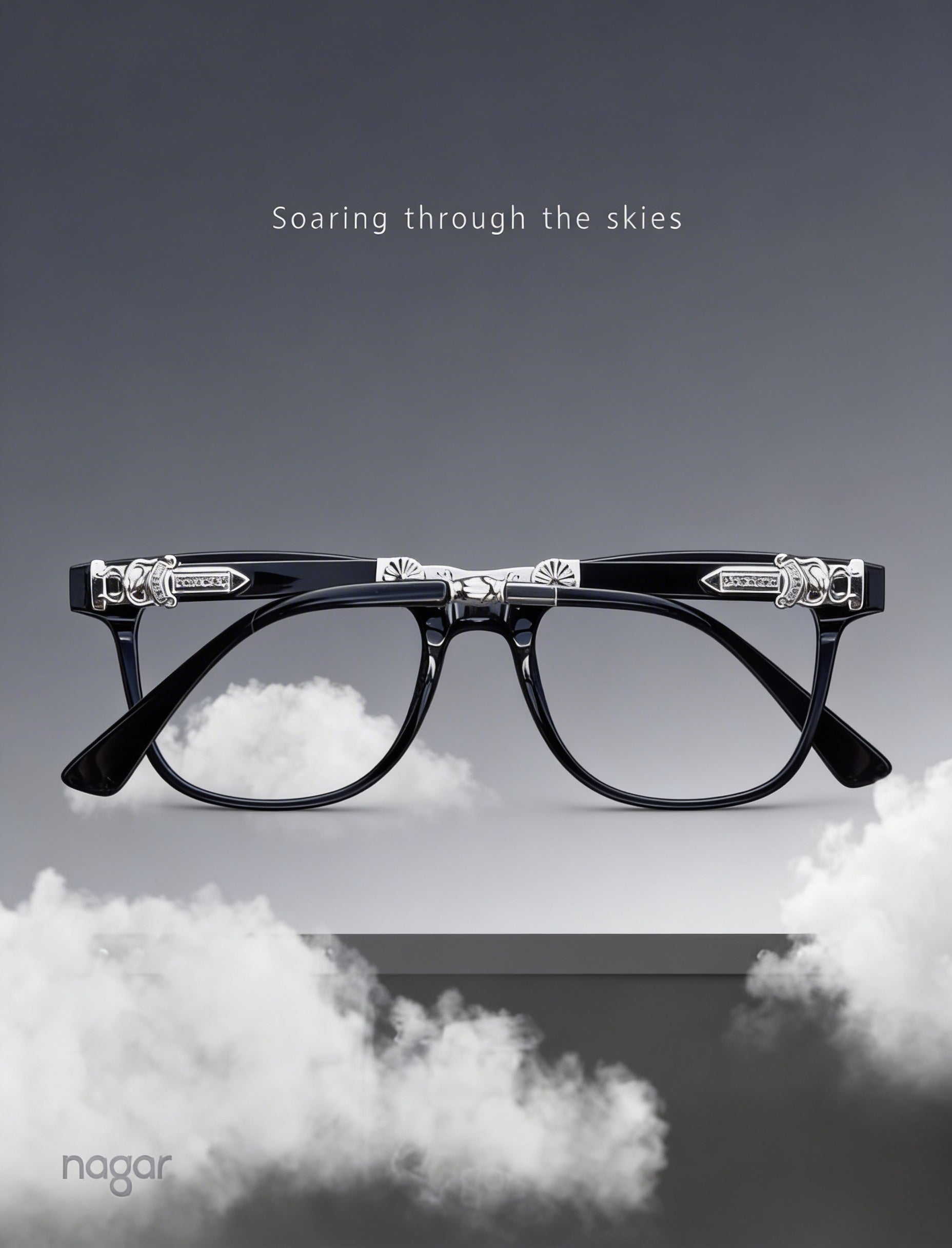 B Gafas – Edición Black Silver