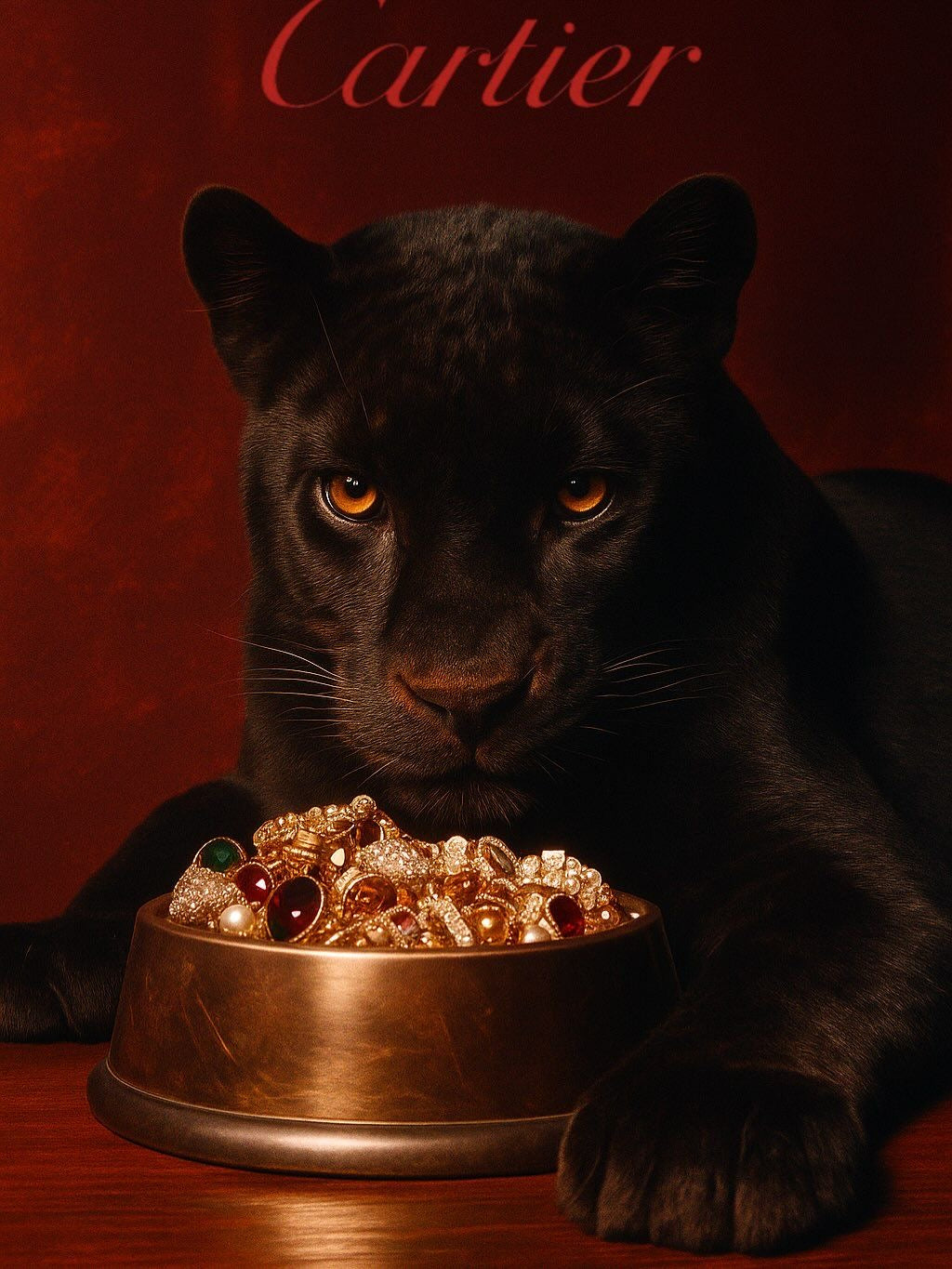 A Tres piezas goldenn try